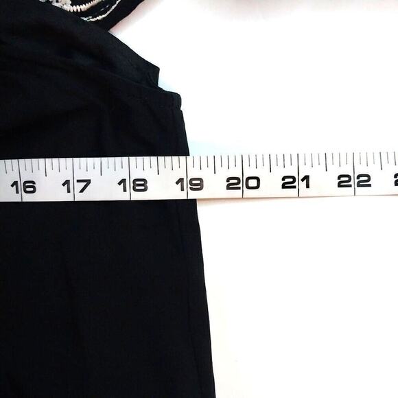 Love Tree Embroidered Mini Dress Women Size Medium Black Feminine Preppy - Picture 4 of 7